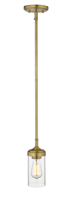 Z-Lite 617MP-FB One Light Pendant, Foundry Brass