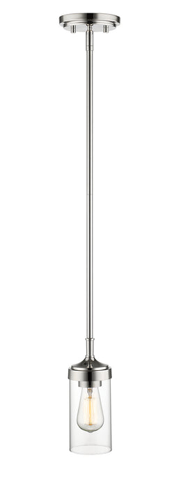 Z-Lite 617MP-PN One Light Pendant, Polished Nickel