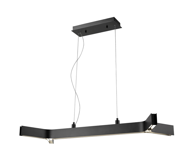 Z-Lite 8002-42MB-LED LED Linear Chandelier, Matte Black
