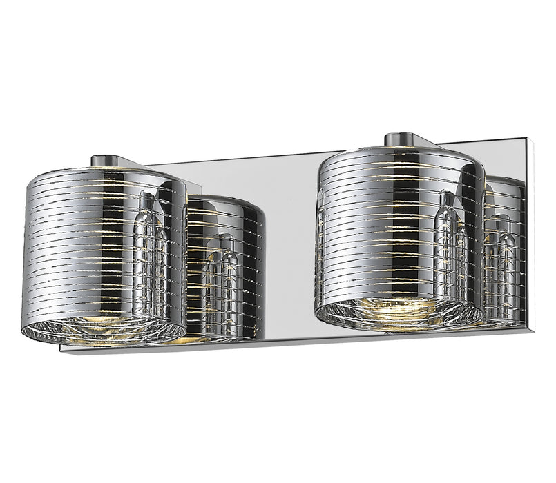 Z-Lite 911-2V-LED LED Vanity, Chrome