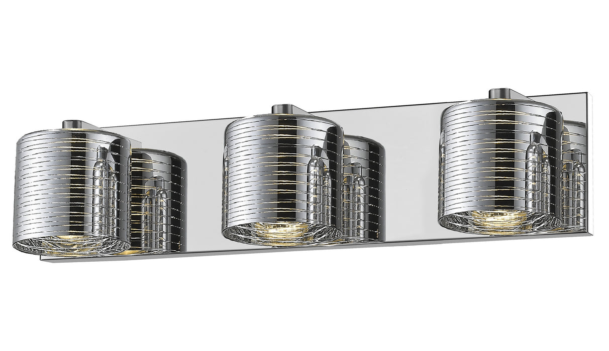 Z-Lite 911-3V-LED LED Vanity, Chrome