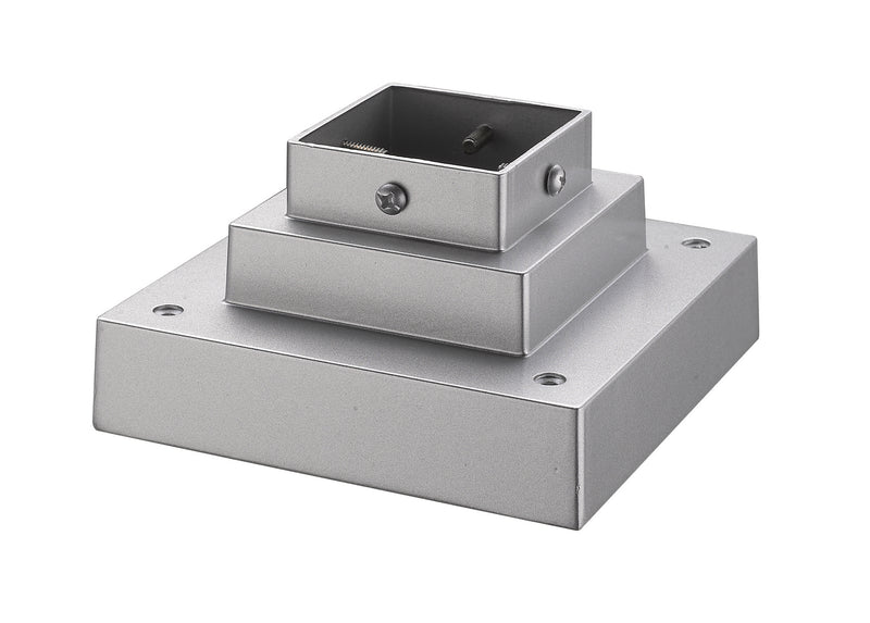 Z-Lite SQPM-SL Light Outdoor Posts - Hardware, Silver