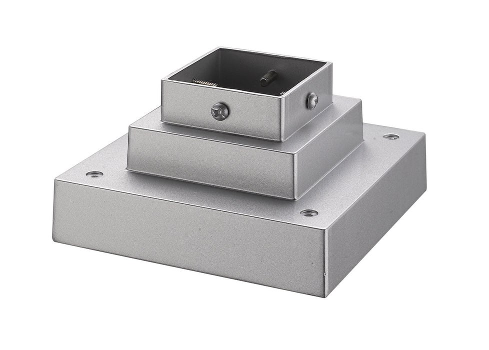 Z-Lite SQPM-SL Light Outdoor Posts - Hardware, Silver