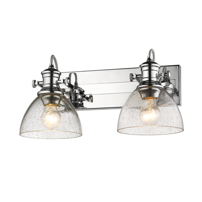 Golden 3118-BA2 CH-SD Two Light Bath Vanity, Chrome