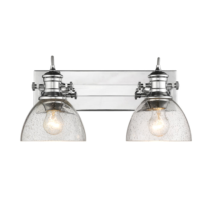 Golden 3118-BA2 CH-SD Two Light Bath Vanity, Chrome