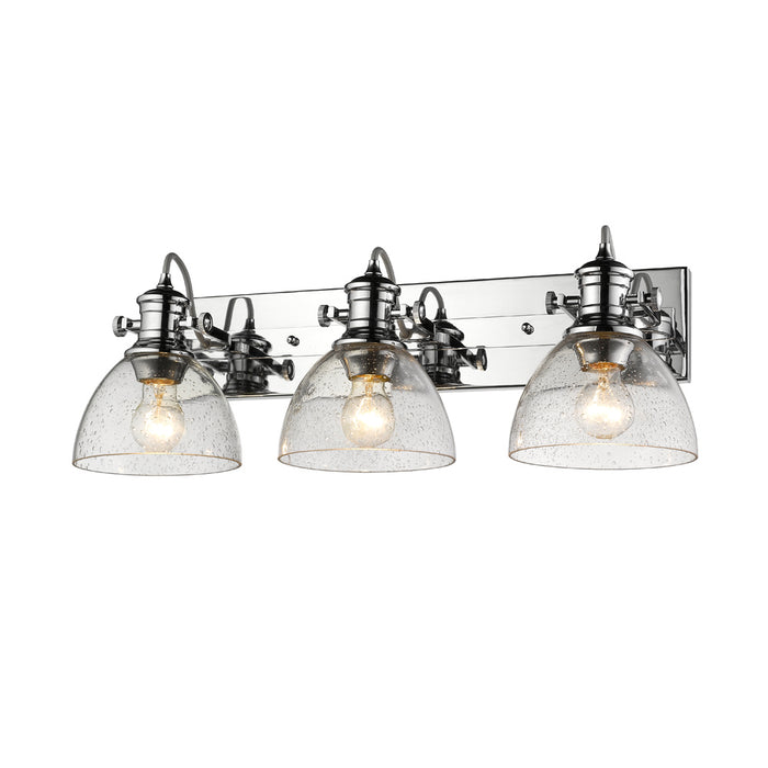 Golden 3118-BA3 CH-SD Three Light Bath Vanity, Chrome