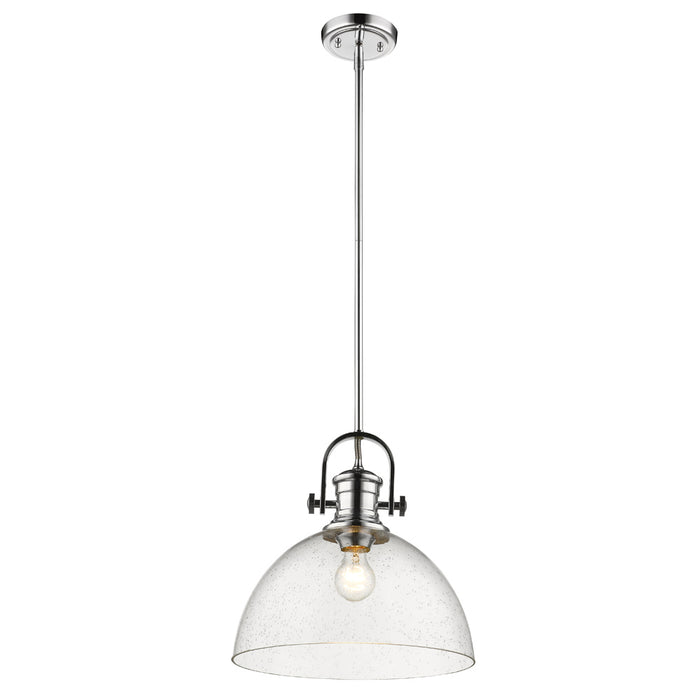 Golden 3118-L CH-SD One Light Pendant, Chrome