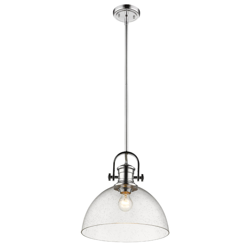 Golden 3118-L CH-SD One Light Pendant, Chrome