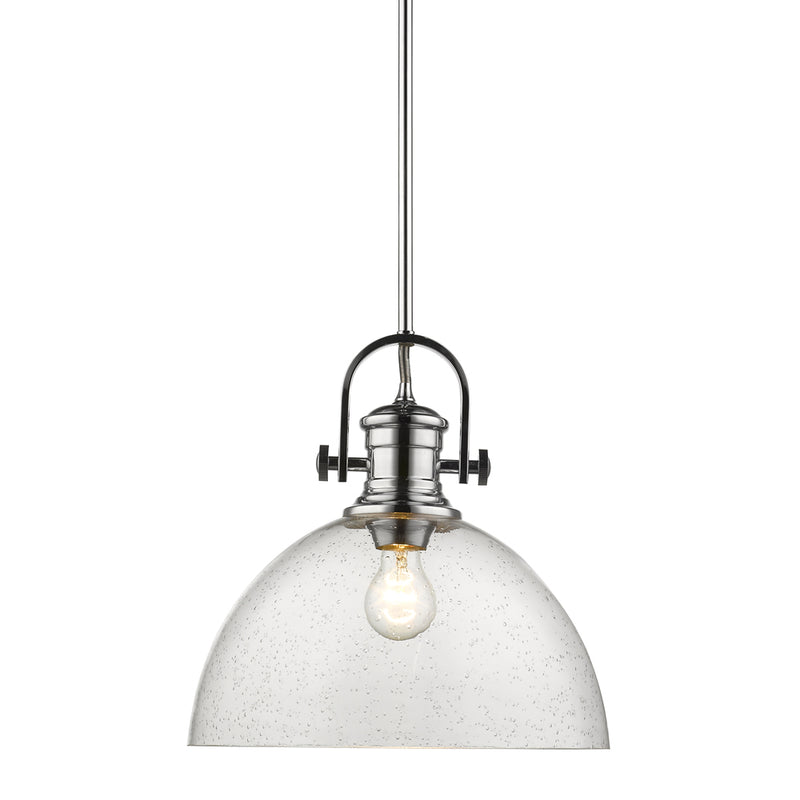 Golden 3118-L CH-SD One Light Pendant, Chrome