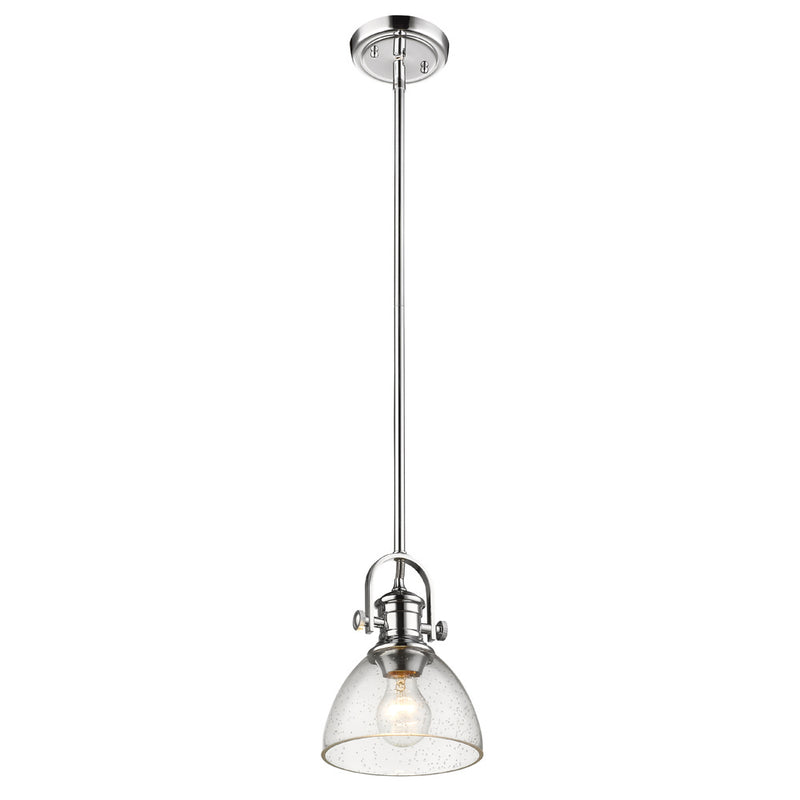 Golden 3118-M1L CH-SD One Light Mini Pendant, Chrome