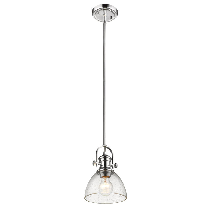 Golden 3118-M1L CH-SD One Light Mini Pendant, Chrome
