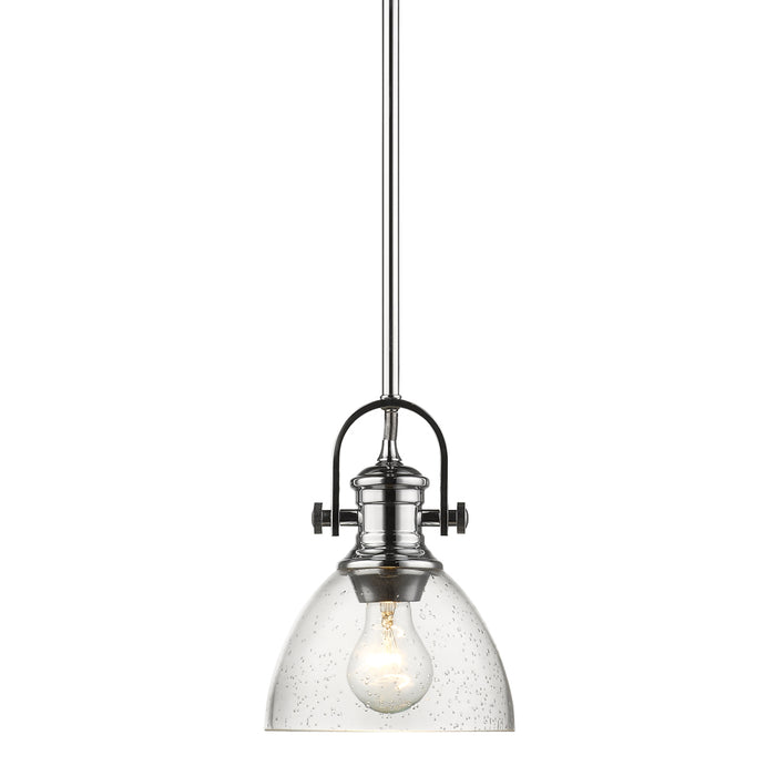 Golden 3118-M1L CH-SD One Light Mini Pendant, Chrome