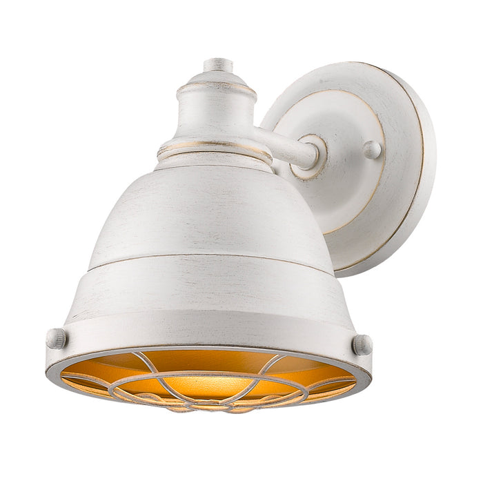 Golden 7312-BA1 FW One Light Bath Vanity, French White