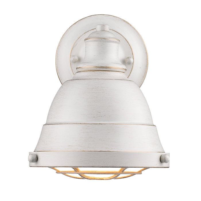Golden 7312-BA1 FW One Light Bath Vanity, French White