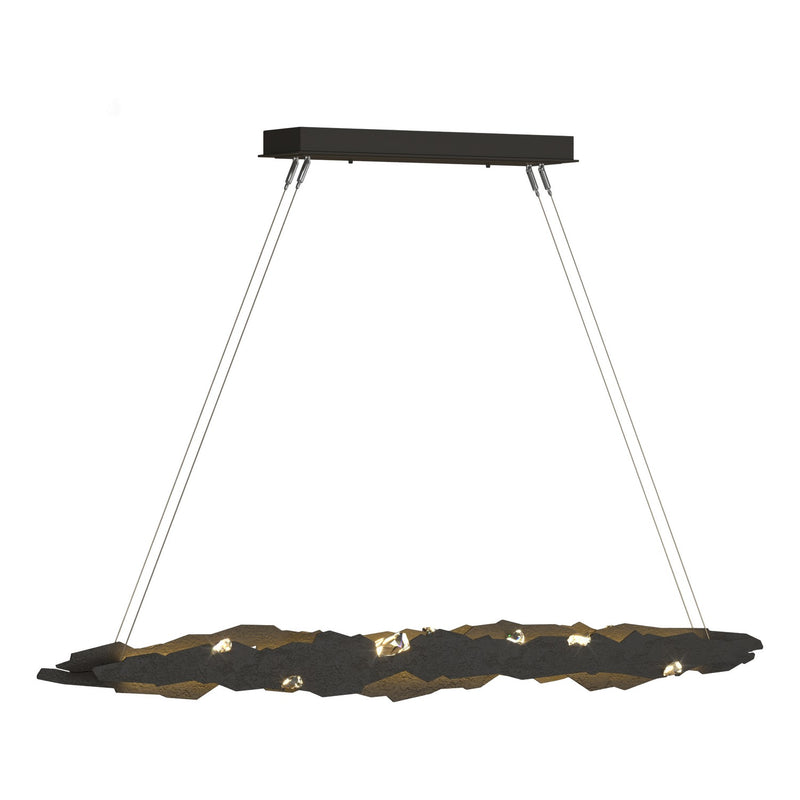 Hubbardton Forge 139860-LED-STND-07-CR LED Pendant, Dark Smoke