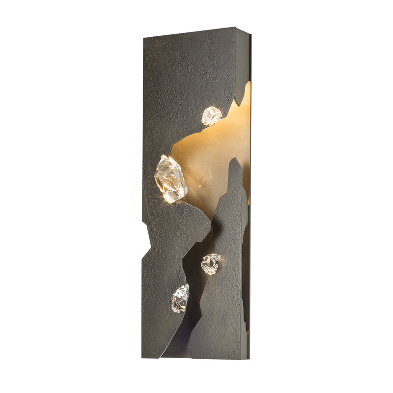 Hubbardton Forge 202015-LED-07-CR LED Wall Sconce, Dark Smoke