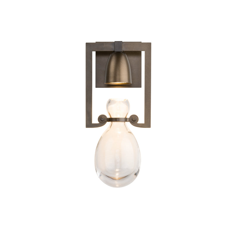 Hubbardton Forge 203300-SKT-07-ZM0572 One Light Wall Sconce, Dark Smoke