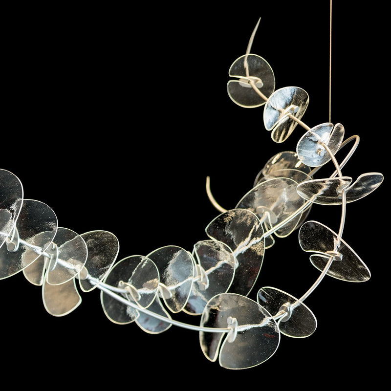 Hubbardton Forge 139812-LED-STND-82-YQ0600 LED Pendant, Vintage Platinum