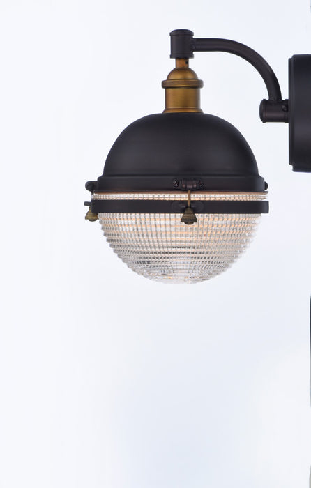 Maxim 10182OIAB One Light Outdoor Wall Lantern, Oil Rubbed Bronze / Antique Brass