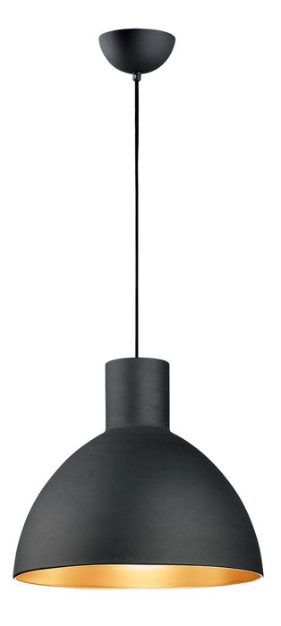 Maxim 11026BKGLD One Light Pendant, Black / Gold