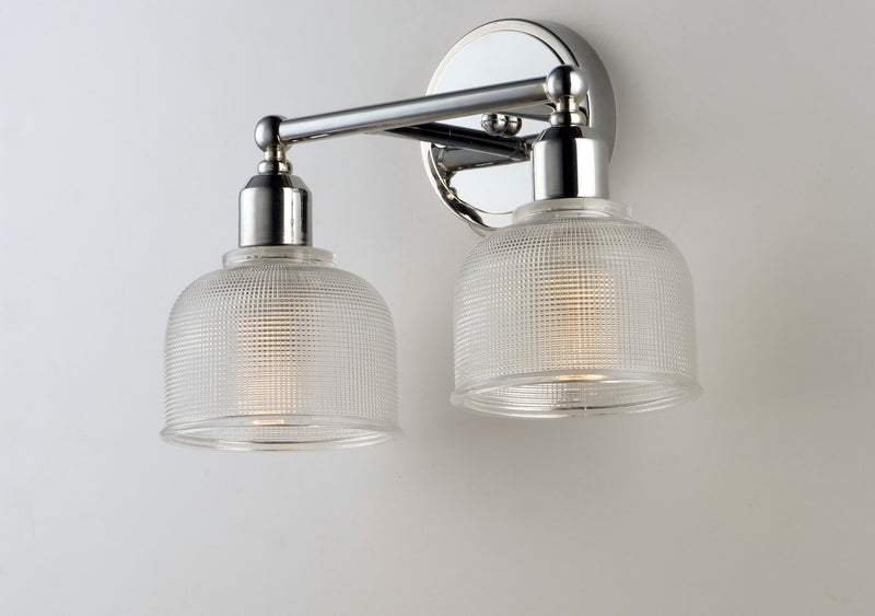 Maxim 11322CLPC Two Light Bath Vanity, Polished Chrome
