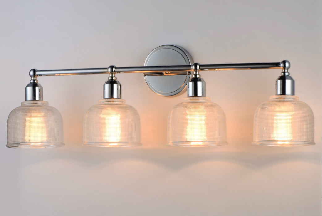 Maxim 11324CLPC Four Light Bath Vanity, Polished Chrome