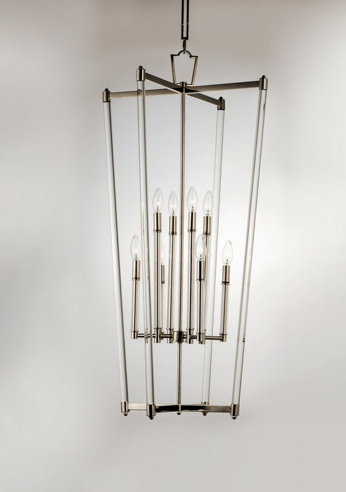 Maxim 16102CLPN Eight Light Pendant, Polished Nickel