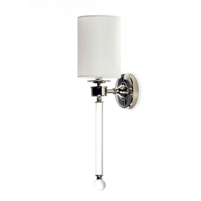Maxim 16109WTCLPN One Light Wall Sconce, Polished Nickel