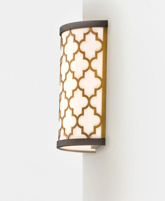 Maxim 20294WLOIAB LED Wall Sconce, Oil Rubbed Bronze / Antique Brass