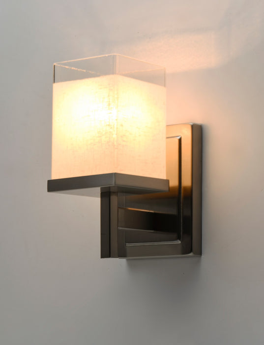 Maxim 2151LNSN One Light Bath Vanity, Satin Nickel