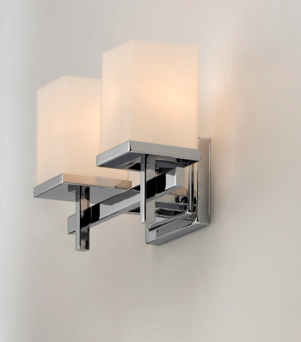 Maxim 2152SWPC Two Light Bath Vanity, Polished Chrome