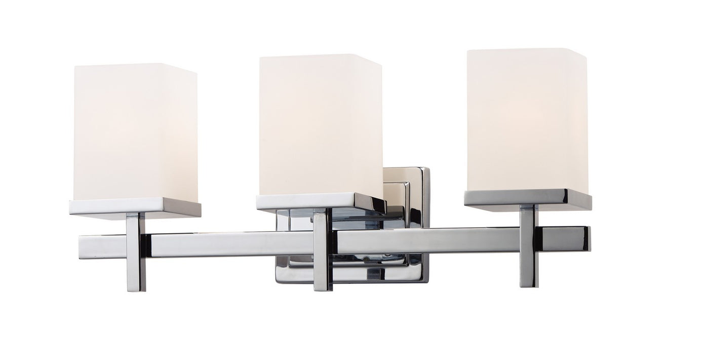 Maxim 2153SWPC Three Light Bath Vanity, Polished Chrome