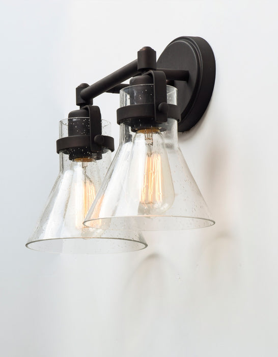 Maxim 26112CDOI Two Light Bath Vanity, Oil Rubbed Bronze