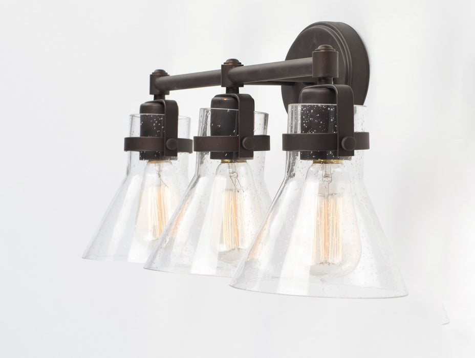 Maxim 26113CDOI Three Light Bath Vanity, Oil Rubbed Bronze