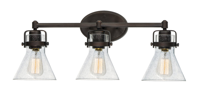 Maxim 26113CDOI Three Light Bath Vanity, Oil Rubbed Bronze