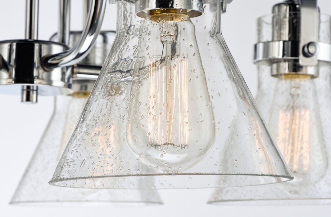 Maxim 26116CDPC Three Light Chandelier, Polished Chrome