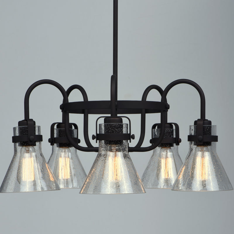 Maxim 26117CDOI Five Light Chandelier, Oil Rubbed Bronze