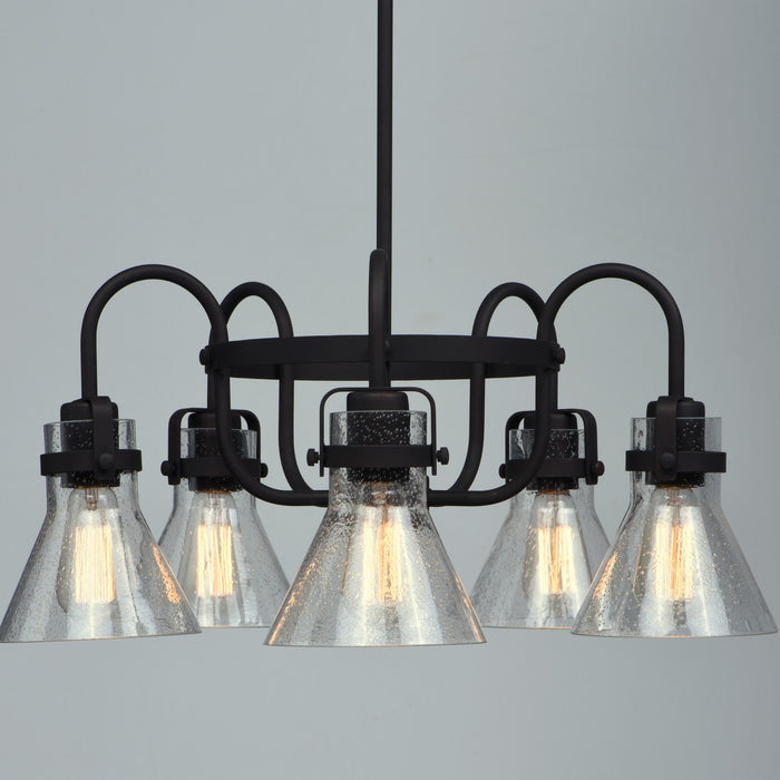 Maxim 26117CDOI Five Light Chandelier, Oil Rubbed Bronze