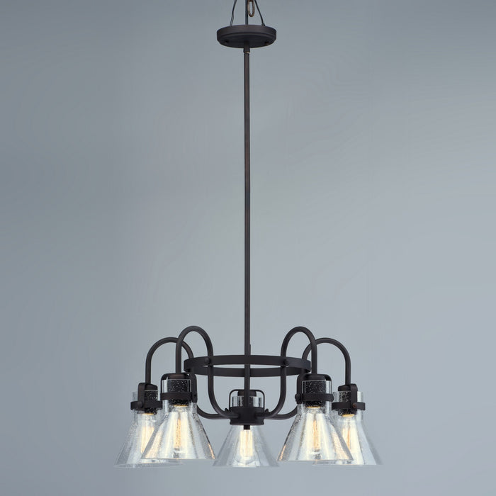 Maxim 26117CDOI Five Light Chandelier, Oil Rubbed Bronze