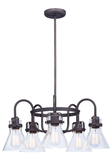 Maxim 26117CDOI Five Light Chandelier, Oil Rubbed Bronze