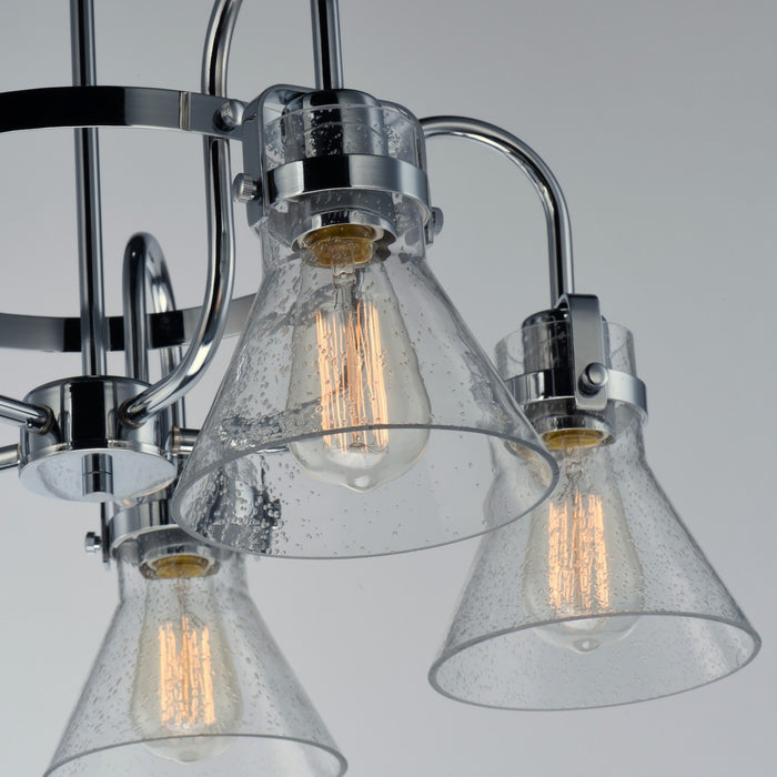 Maxim 26117CDPC Five Light Chandelier, Polished Chrome