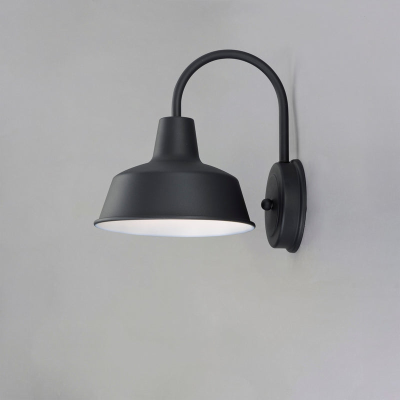 Maxim 35015BK One Light Outdoor Wall Lantern, Black
