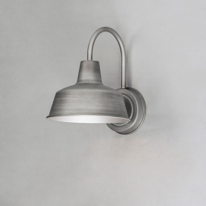 Maxim 35015WZ One Light Outdoor Wall Lantern, Weathered Zinc