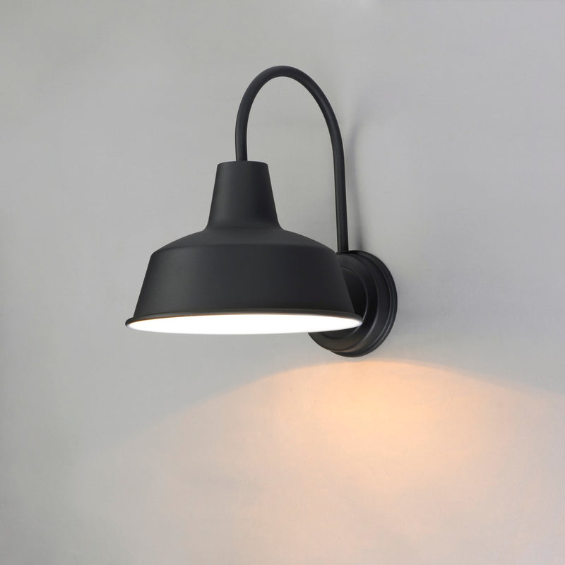 Maxim 35016BK One Light Outdoor Wall Lantern, Black