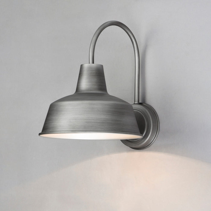 Maxim 35016WZ One Light Outdoor Wall Lantern, Weathered Zinc
