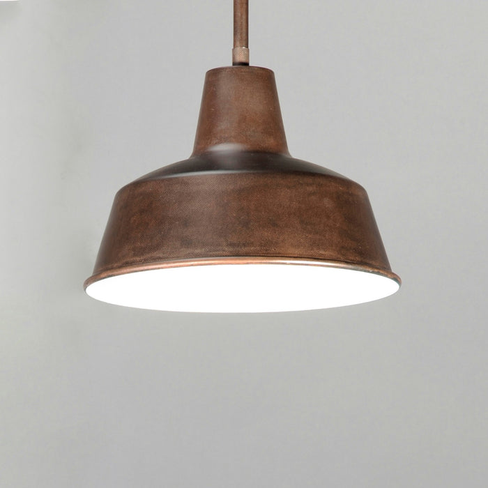 Maxim 35017EB One Light Outdoor Pendant, Empire Bronze