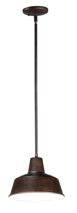 Maxim 35017EB One Light Outdoor Pendant, Empire Bronze