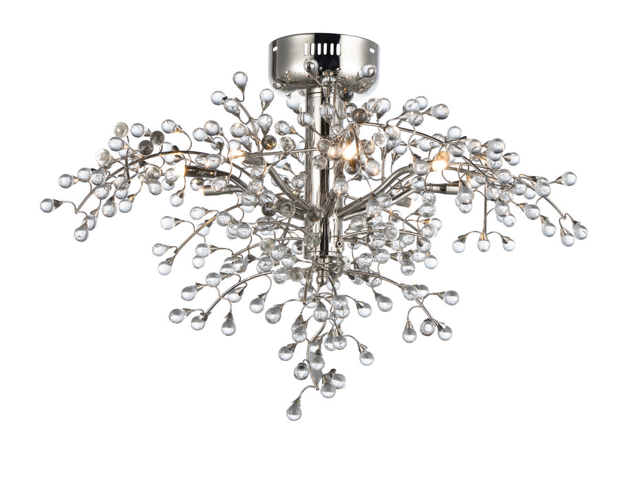 Maxim 38502CLPN LED Semi-Flush Mount, Polished Nickel
