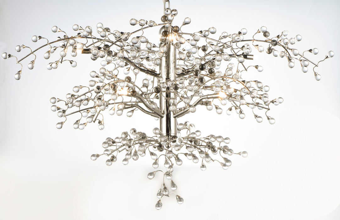 Maxim 38504CLPN LED Chandelier, Polished Nickel