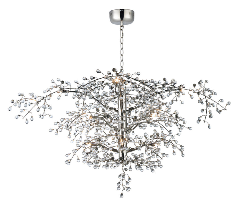 Maxim 38506CLPN LED Chandelier, Polished Nickel